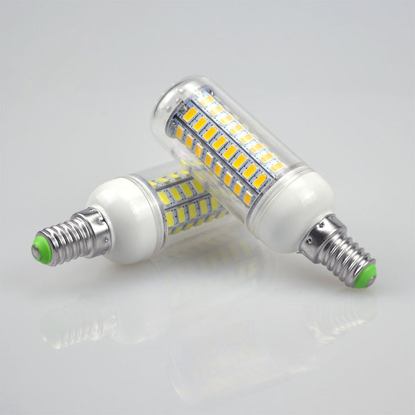 1Pcs 2015 Full NEW LED lamp E27 E14 3W 5W 7W 12W 15W 18W 20W 25W SMD 5730 Corn Bulb 220V Chandelier LEDs Candle light Spotlight