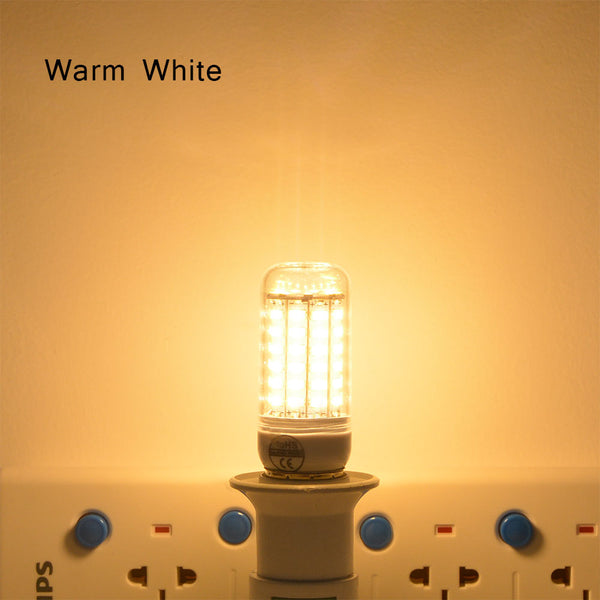 1Pcs 2015 Full NEW LED lamp E27 E14 3W 5W 7W 12W 15W 18W 20W 25W SMD 5730 Corn Bulb 220V Chandelier LEDs Candle light Spotlight