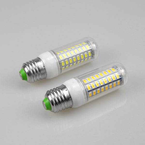 1Pcs 2015 Full NEW LED lamp E27 E14 3W 5W 7W 12W 15W 18W 20W 25W SMD 5730 Corn Bulb 220V Chandelier LEDs Candle light Spotlight