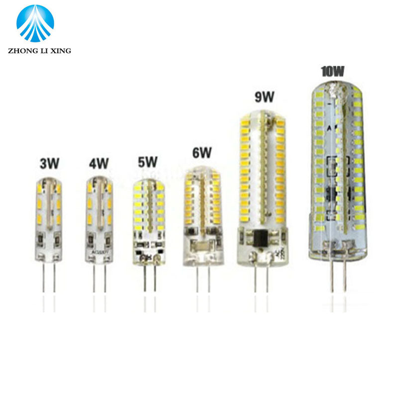 Led Light G9 G4 Led Bulb E12 E14 Dimmable Lampada 12V  220V Spotlight Bulbs 3014 SMD 24 -120 Leds  360 degrees Replace Halogen