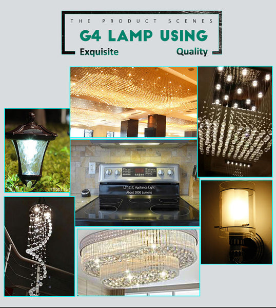 Switt g4 led bulb 12v DC 220V 3W 5W 6W Light replace Halogen Spotlight Chandelier