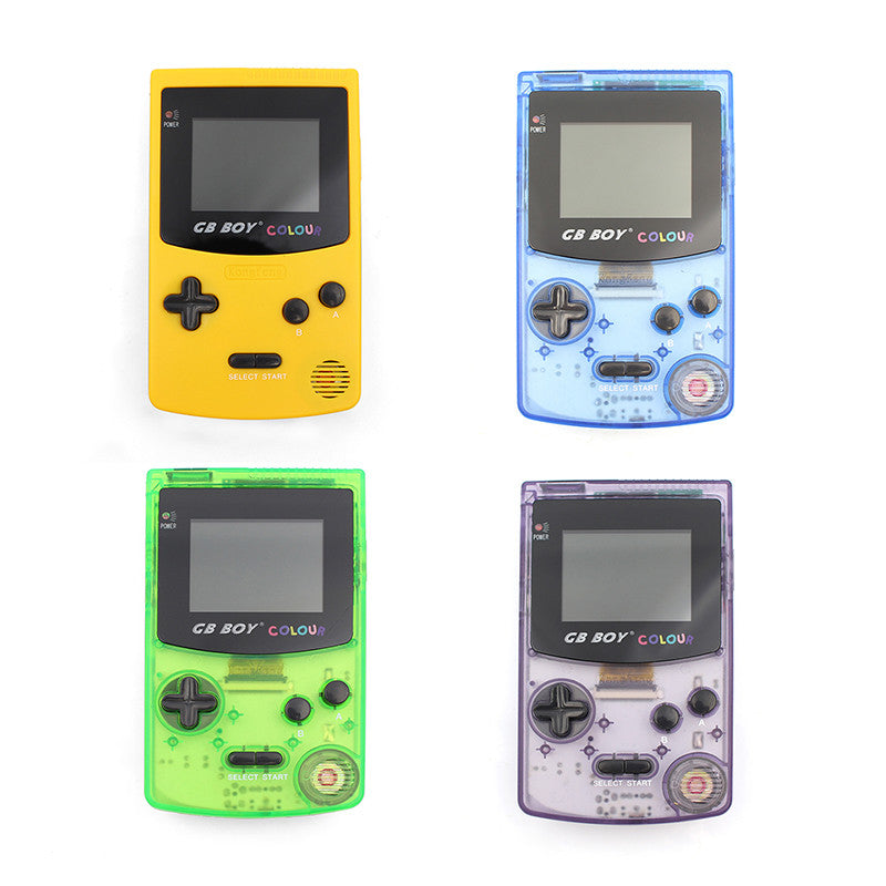 Kong Feng GB Boy Classic Color Colour Handheld Game Console 2.7" Game Player with Backlit 66 Built-in Games